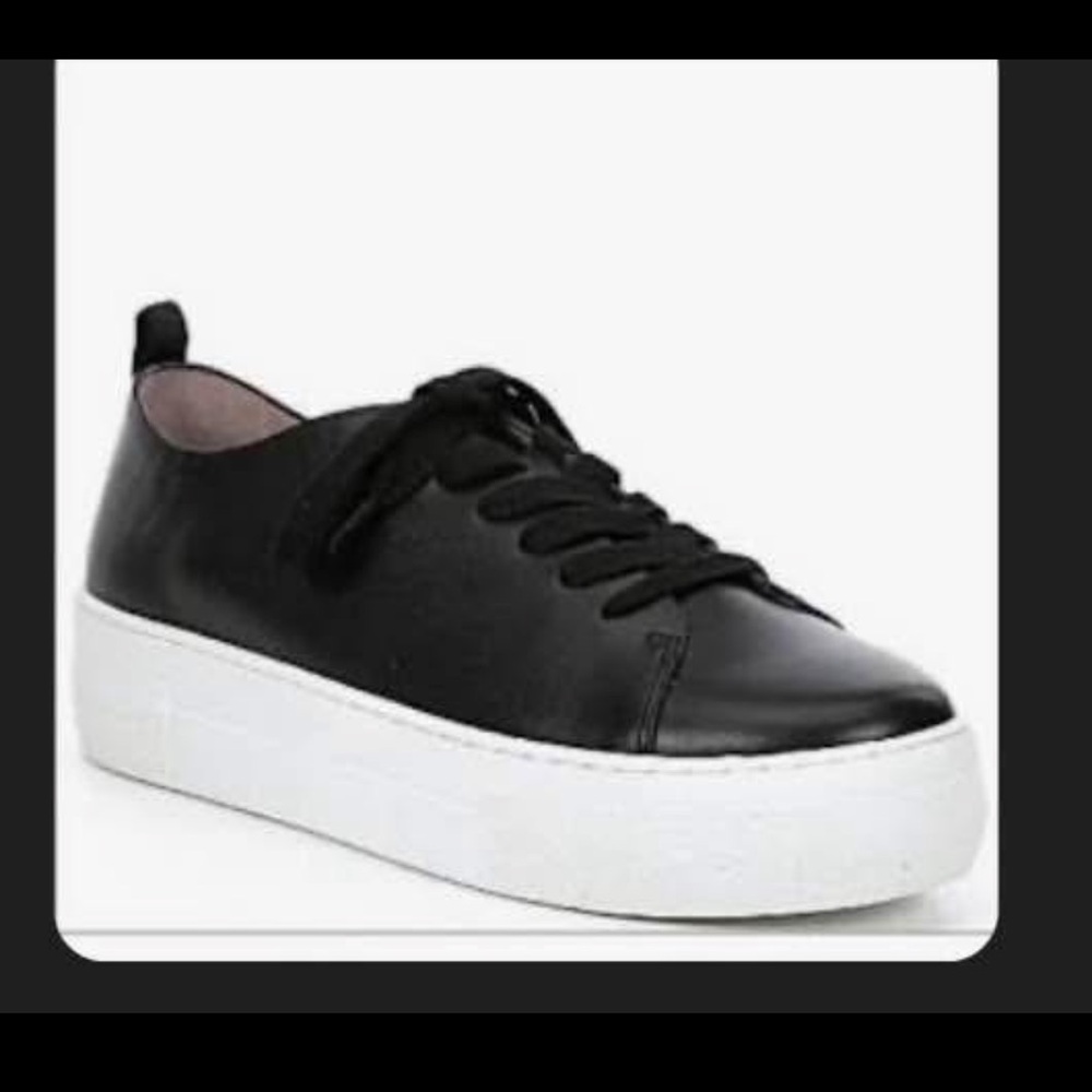 DELTAN Black Platform Sneakers